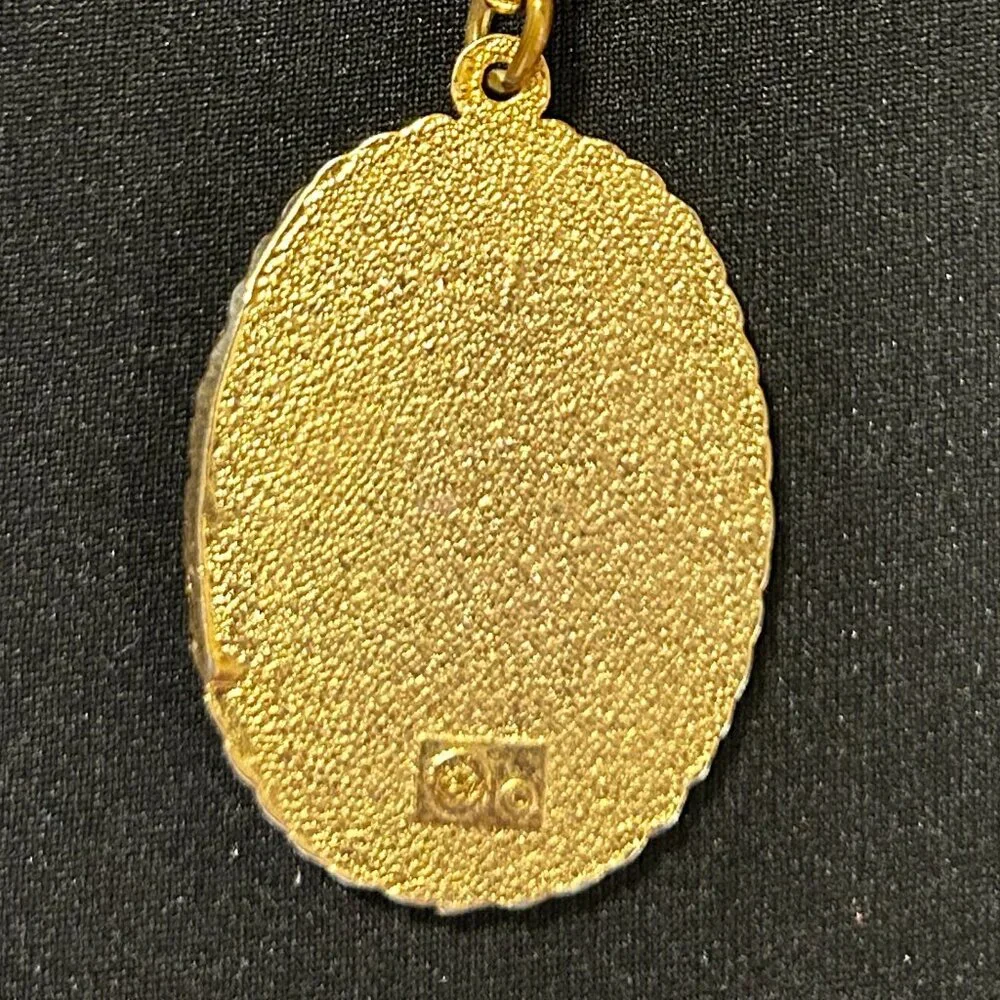 Enamel, Rhinestone Key Chain (February) - Picture 2 of 2